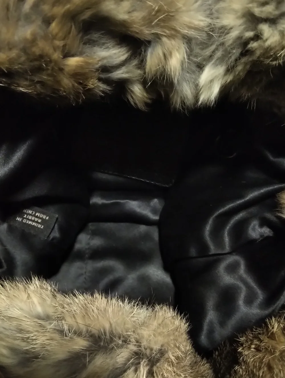 Authentic Coach Vintage Quilted Fur Lined Black Hobo Ski Bag